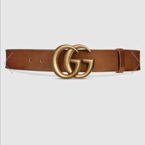 NWT Gucci Belt, Brown Leather